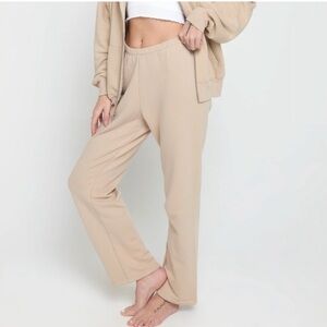 NWT Spiritual Gangster Joy Straight Leg Pants Tan | Size Large